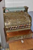 A NATIONAL CASH REGISTER, model 346, serial no 784553, used condition, key marked for £, s.d or