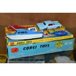 A BOXED CORGI TOYS BUICK 'RIVIERA' WITH BOAT, TRAILER AND WATER SKIER, Gift Set No 31, car is