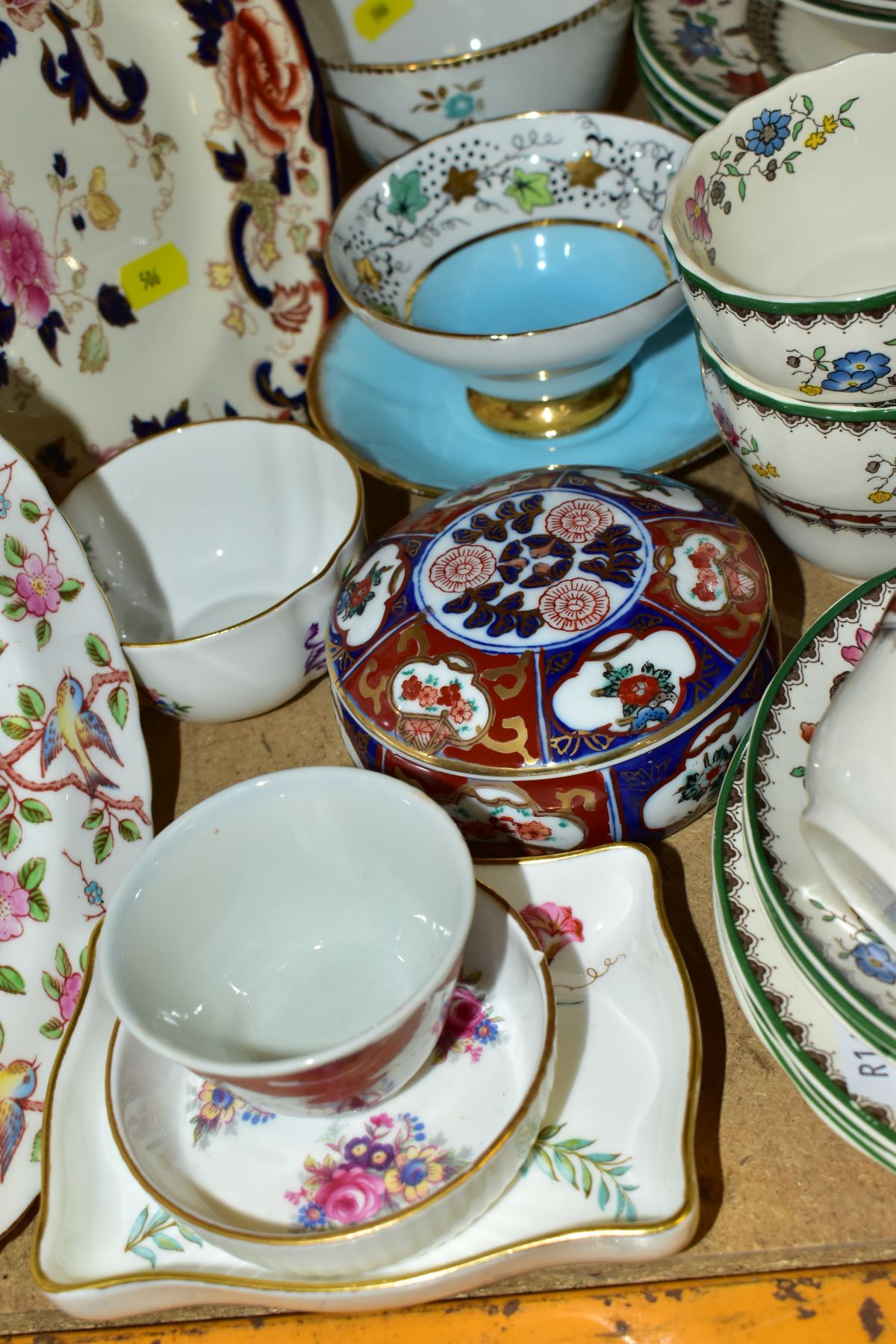 SPODE CHELSEA ROSE TEA/DINNER WARES, ETC, comprising six cups and saucers, six side plates, six - Image 7 of 7