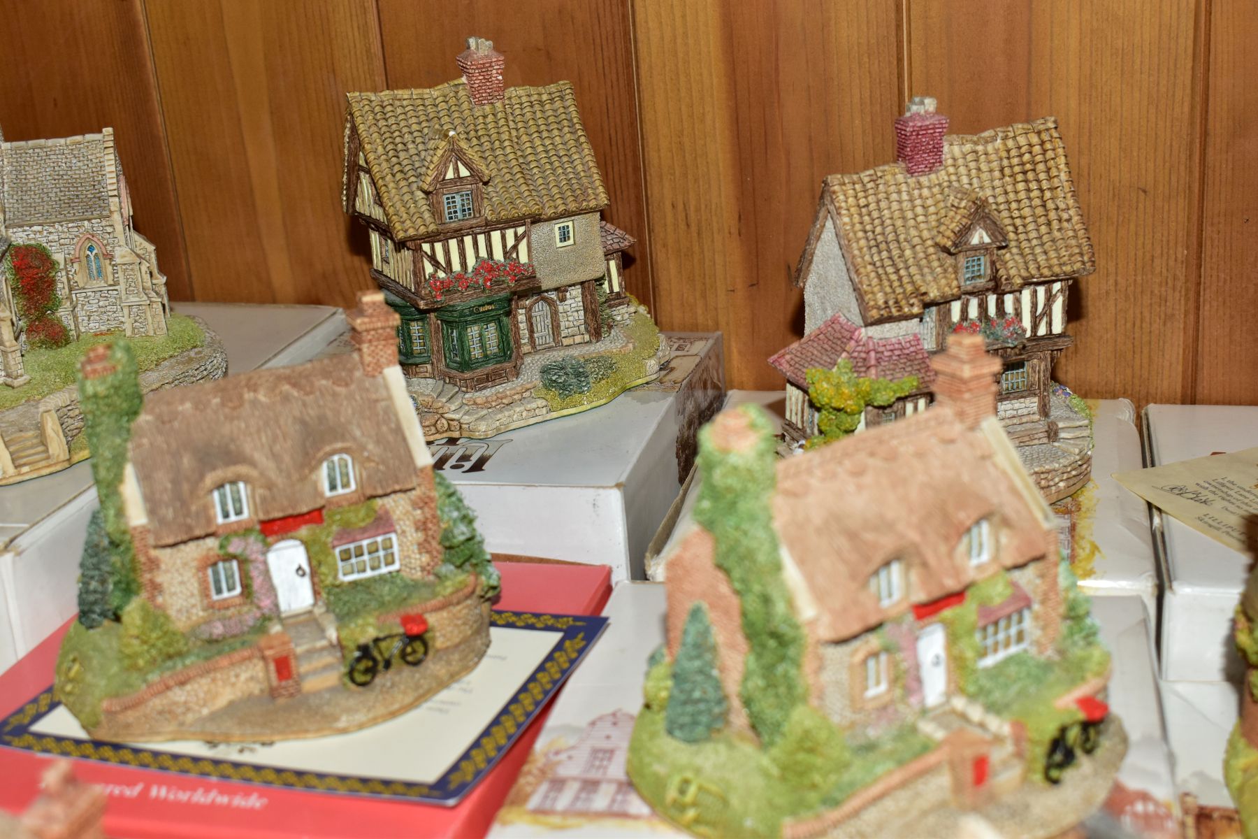 FORTY NINE LILLIPUT LANE SCULPTURES, mostly with a box and some deeds where mentioned, together with - Image 11 of 15