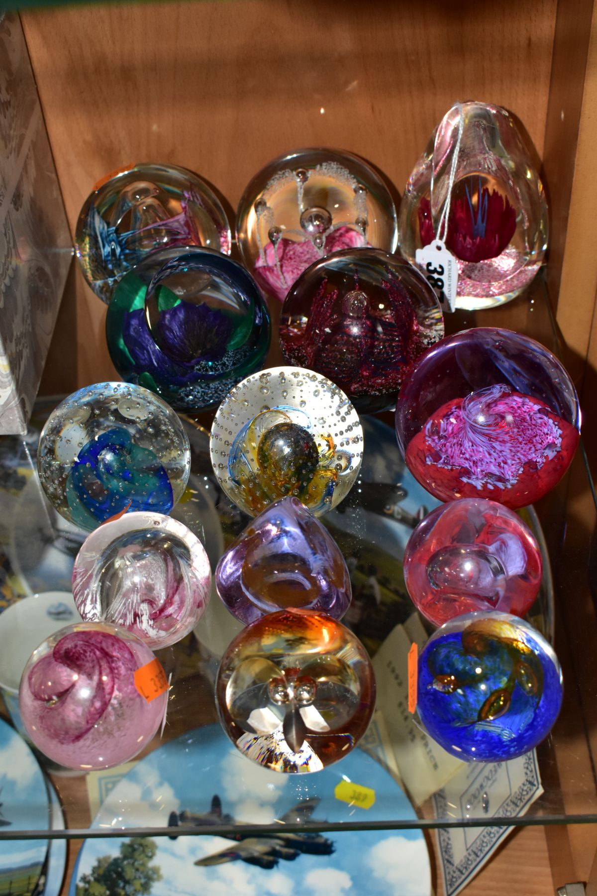 FOURTEEN CAITHNESS PAPERWEIGHTS, to include Fantasy Orchid 1993, Maydance, Coral Encounter 423/
