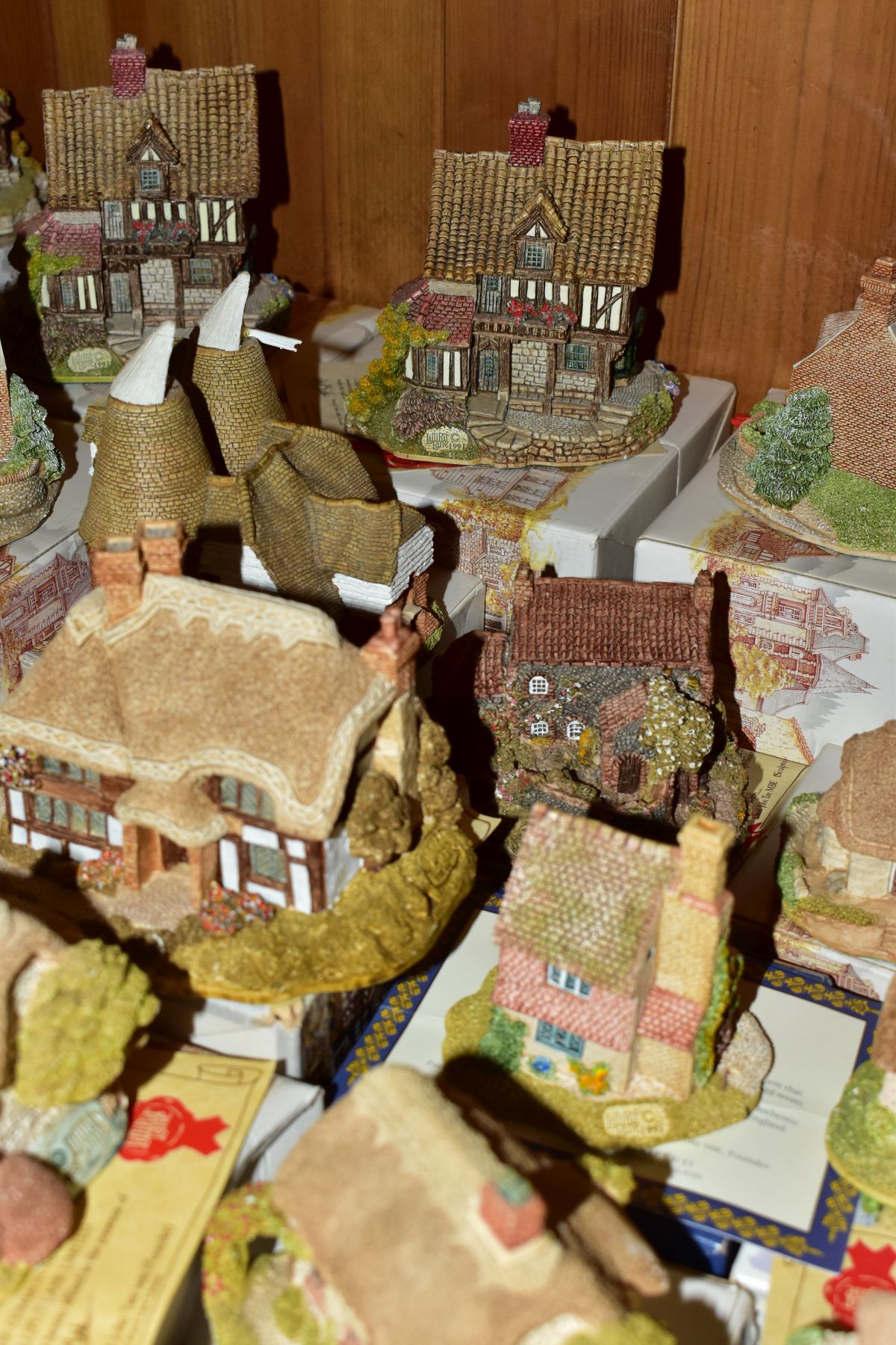 FORTY NINE LILLIPUT LANE SCULPTURES, mostly with a box and some deeds where mentioned, together with - Image 12 of 15