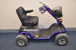 A HORIZON MAYAN ALL TERRAIN DISABILITY SCOOTER with one key, an Invacare 24V charger (PAT pass and