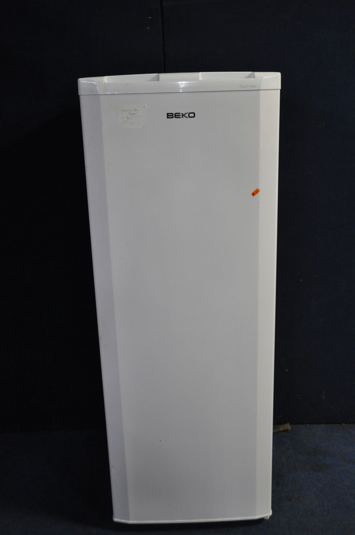 A BEKO LARDER FREEZER 55cm wide 147cm high (PAT pass and working at -19 degrees) and a Logik