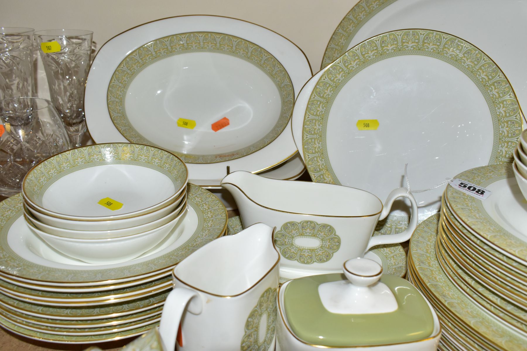 ROYAL DOULTON 'SONNET' PART DINNER SERVICE, comprising six tea cups and saucers, six 16.5cm - Image 5 of 6