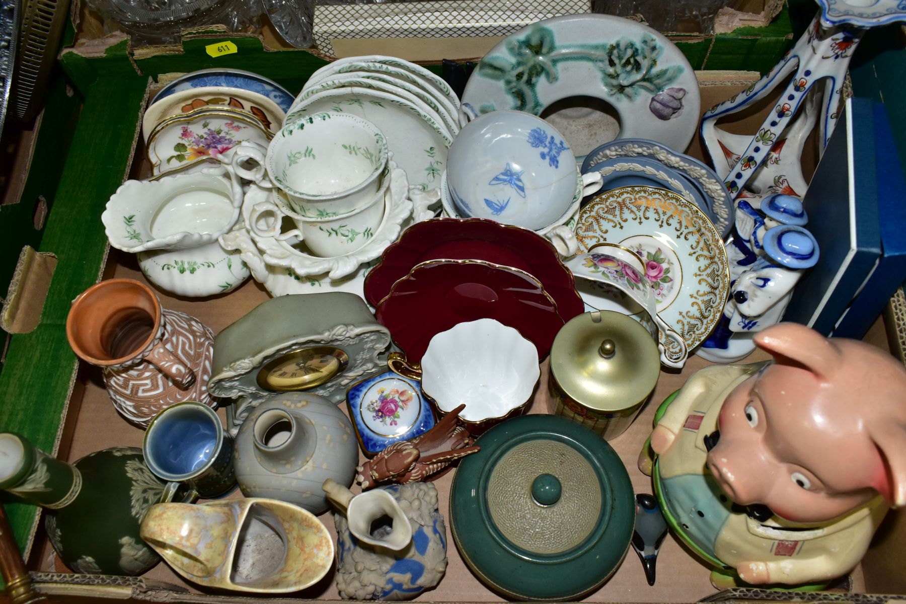 FOUR BOXES OF CERAMICS AND GLASSWARE, including two boxed Denbyware Egyptian collection plates, - Image 2 of 16