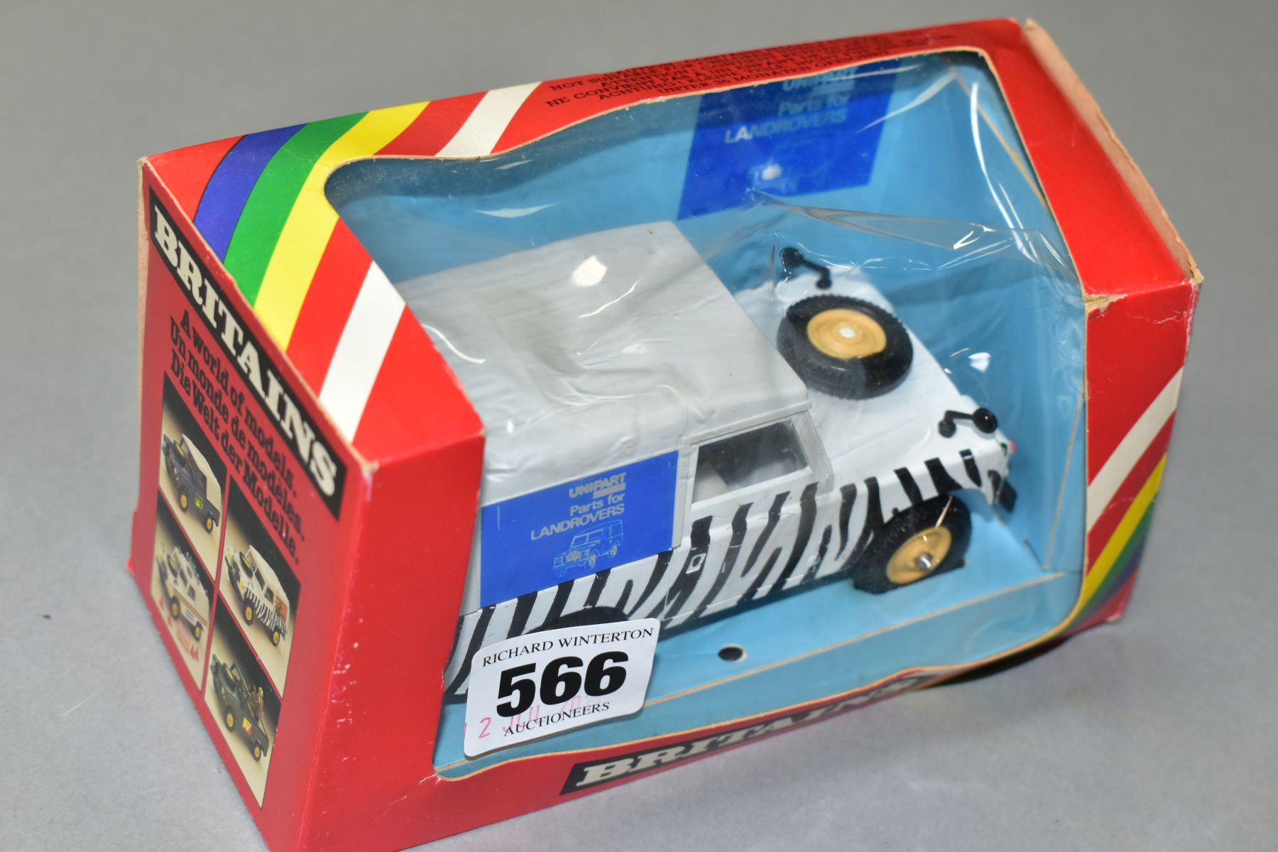 A BOXED BRITAINS SAFARI LANDROVER, No.9594, Unipart promotional version with 'Unipart Parts for - Image 2 of 5