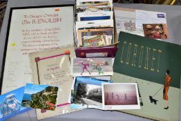 EPHEMERA, a children's scrapbook, two Electricity Board certificates, photographic negatives and a