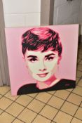 GEORGE IOANNOU (CONTEMPORARY) 'AUDREY II', a limited edition print on canvas depicting Audrey