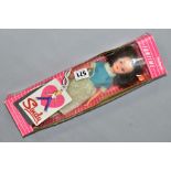 A BOXED PEDIGREE FUNTIME SINDY DOLL, No.42001, c.1980's, doll marked 033055X to back of head, dark