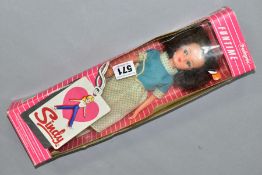 A BOXED PEDIGREE FUNTIME SINDY DOLL, No.42001, c.1980's, doll marked 033055X to back of head, dark