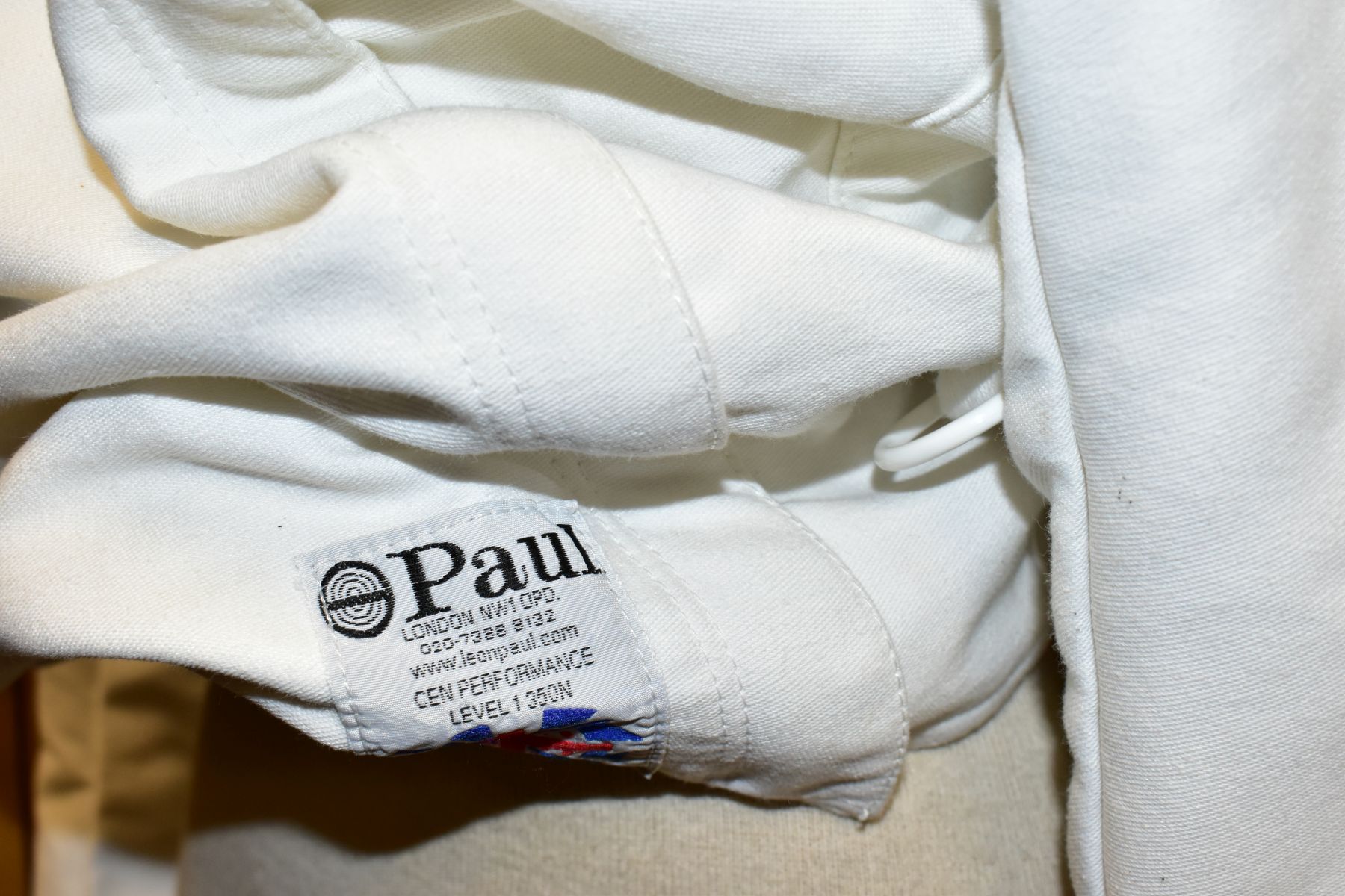 LEON PAUL FENCING MASK, JACKET, FOIL AND BAG, together with a glove (unmarked) - Image 3 of 8