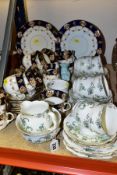 A ROYAL ALBERT CROWN CHINA TEA SET, OTHER TEA WARES etc, the Royal Albert tea set Reg No 749635,