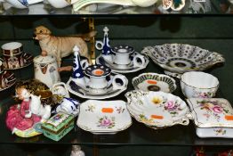 A GROUP OF ORNAMENTS AND GIFT WARES, to include mostly Royal Crown Derby limited edition of 500