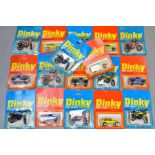 A QUANTITY OF BOXED AIRFIX DINKY TOYS, assorted cars and motorbikes from the Hong Kong made range