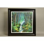 PHILIP GRAY (IRELAND 1959) 'FOREST OF LIGHT' a landscape with waterfall, a limited edition print