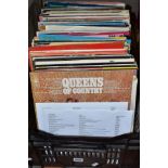 A TRAY CONTAINING APPROXIMATELY 110 LP'S FROM THE 1970'S AND 80'S, including Thin Lizzy, Supertramp,