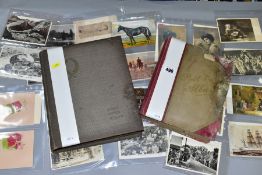 POSTCARDS. a Collection of approximately 475 postcards in two Albums and loose comprising examples
