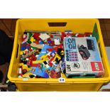 A QUANTITY OF ASSORTED LEGO, 1970's to modern, pieces from various sets to include Technic and