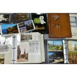 POSTCARDS, a collection of approximately 375 postcards in five albums which are mainly from the mid-