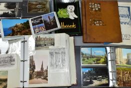 POSTCARDS, a collection of approximately 375 postcards in five albums which are mainly from the mid-