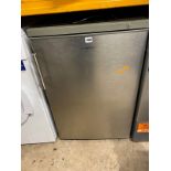 A KENWOOD STAINLESS STEEL UNDER COUNTER FREEZER 55cm wide (PAT pass and working at-18 degrees)