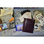 EDWARDIAN PHOTOGRAPH ALBUMS AND CIGARETTE CARS, two photograph albums containing photographs from