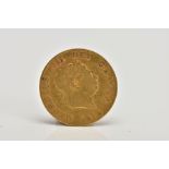 A GOLD HALF SOVEREIGN GEORGE III 1818