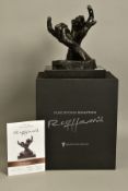 ROLF HARRIS (AUSTRALIAN 1930) 'INTUITUIONS' a limited edition bronze sculpture of two hands 118/595,
