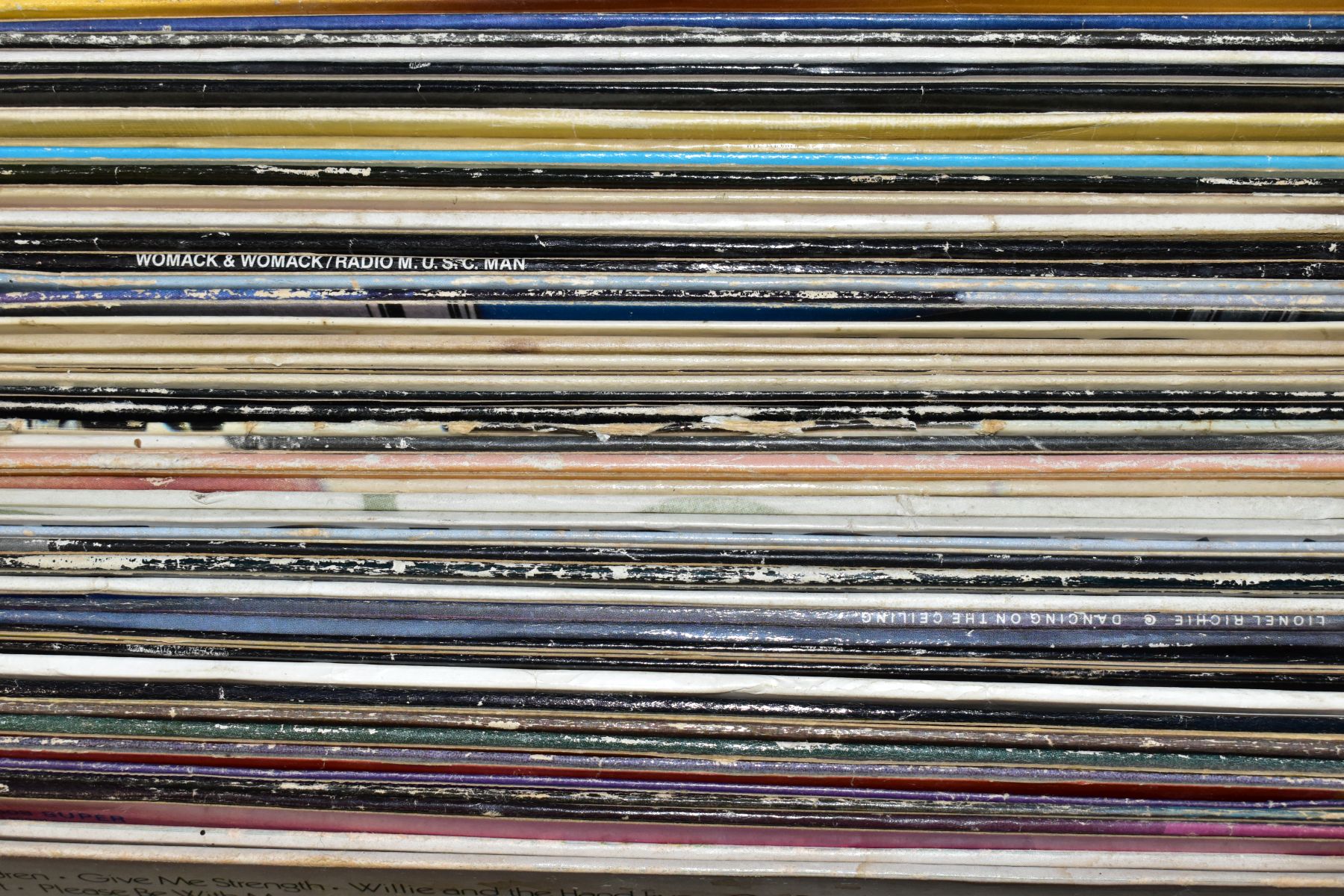 A TRAY CONTAINING APPROXIMATELY NINETY LP'S FROM THE 1970'S AND 80'S, artists include Deep Purple, - Image 2 of 4