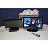 A TEVION 43858 19in TV with remote and a Logik 20in LED TV with remote (both PAT pass and