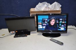 A TEVION 43858 19in TV with remote and a Logik 20in LED TV with remote (both PAT pass and