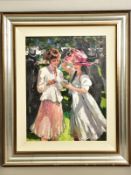 SHERREE VALENTINE DAINES (BRITISH 1959) 'ROYAL ASCOT LADIES DAY II' a limited edition print 23/