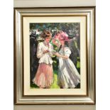 SHERREE VALENTINE DAINES (BRITISH 1959) 'ROYAL ASCOT LADIES DAY II' a limited edition print 23/