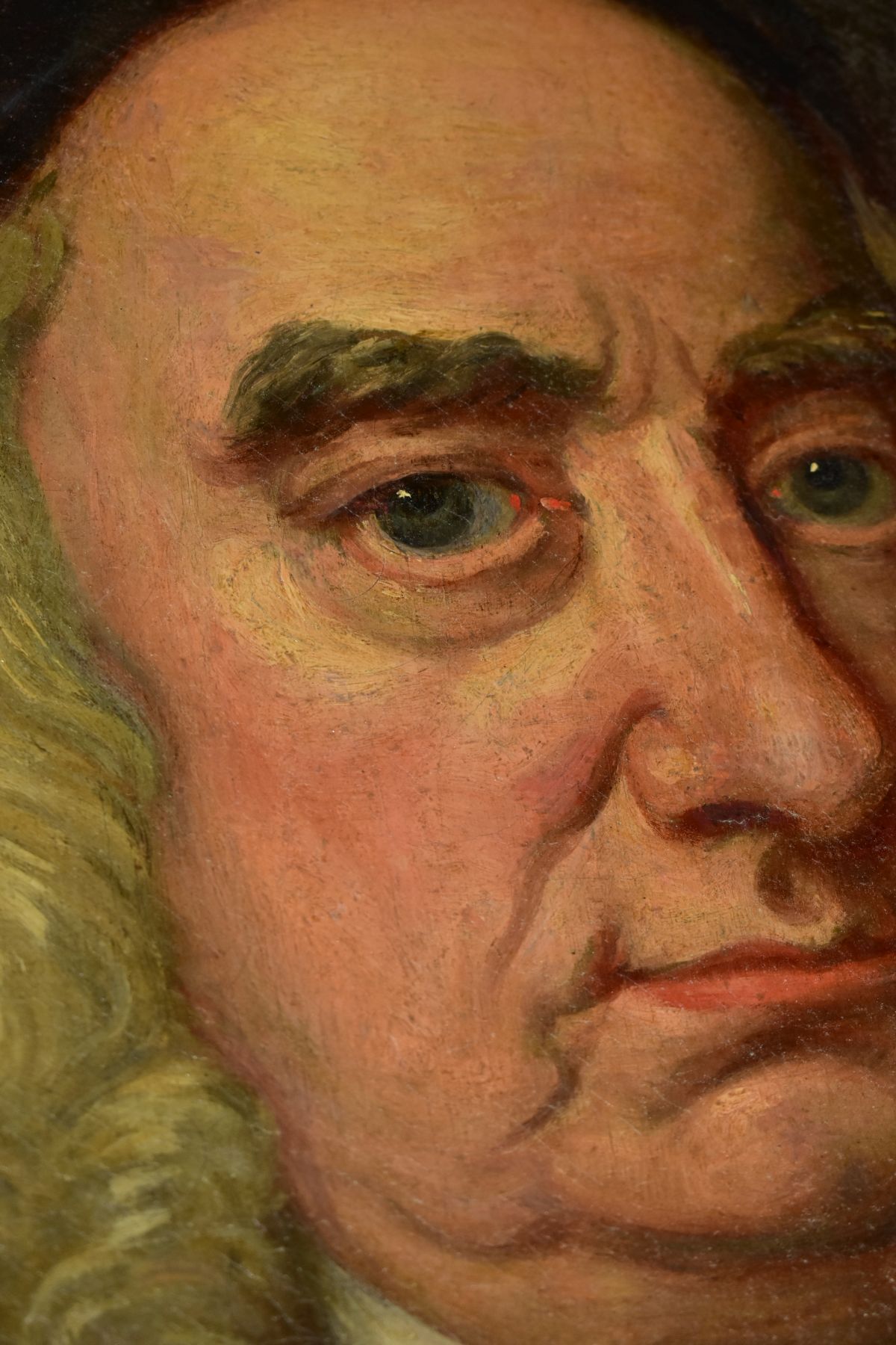 A 19TH CENTURY PORTRAIT OF POLITICAL SATIRIST JONATHAN SWIFT, after the original painting by Francis - Bild 6 aus 6