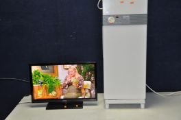 A MICROMARK DEHUMID 250 DEHUMIDIFIER and a Linsar 22LED901 22in TV no remote (both PAT pass and