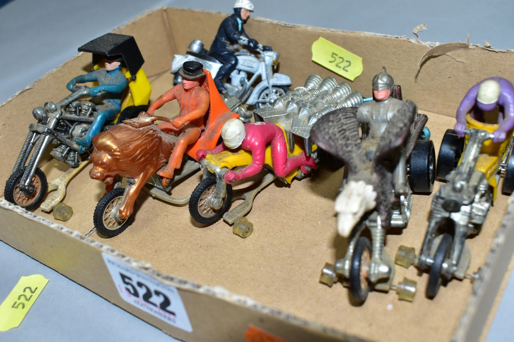 FIVE UNBOXED MATTEL HOT WHEELS RRRUMBLERS, MOTORBIKES, 'Bold Eagle', 'Centirion', 'Chopper Chariot', - Image 5 of 5