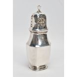 A SILVER SUGAR SIFTER Birmingham 1940, 16.5cm