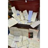 LEGAL DOCUMENTS, a large metal trunk containing 1000's of indentures, contracts, deeds, letters,