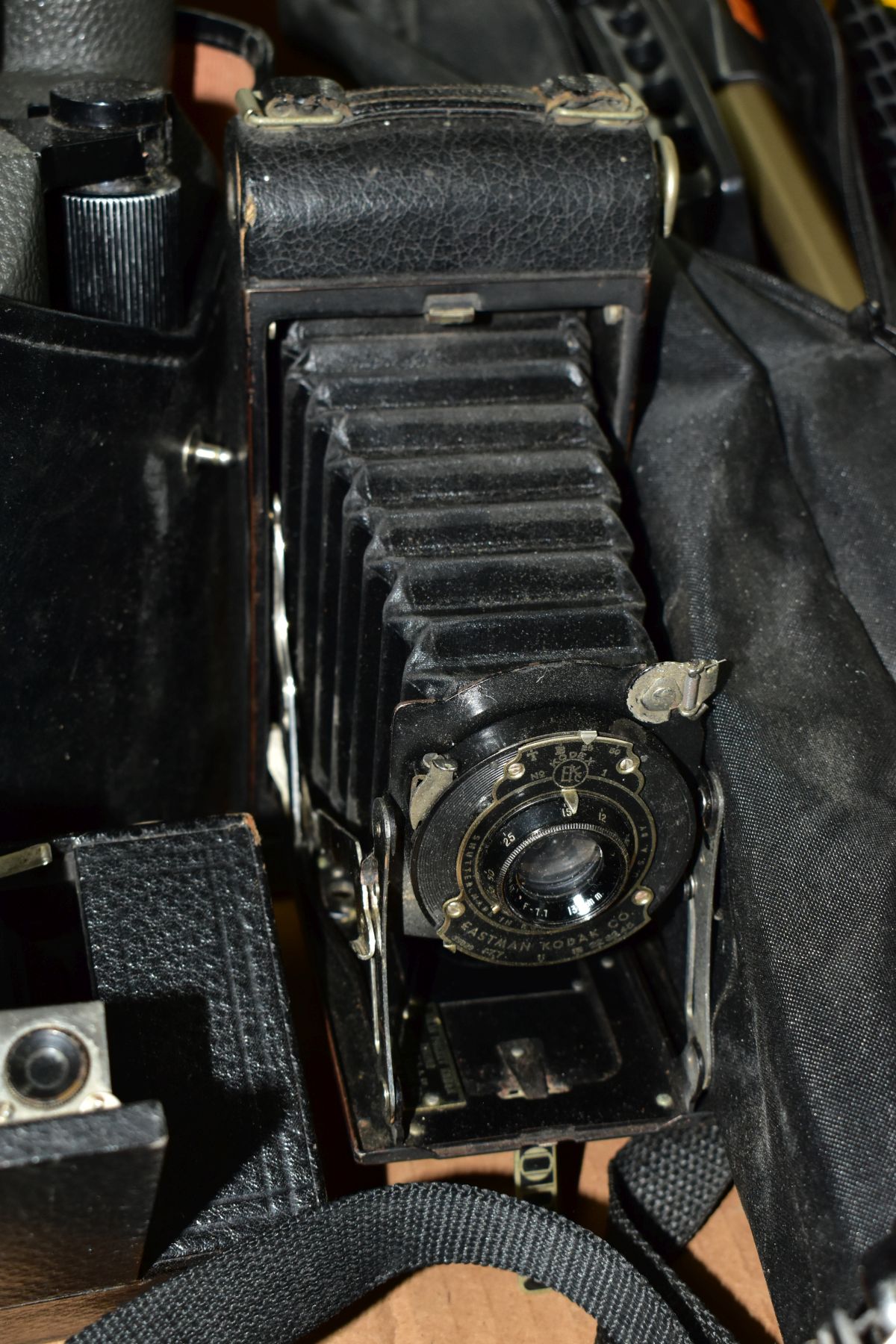 PHOTOGRAPHIC EQUIPMENT, ETC, comprising a Canon A1 SLR camera body fitted with a Canon FD 50mm f1. - Image 8 of 12
