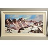 PHILIP GRAY (IRISH 1959) 'PATH TO THE PEAK' a limited edition print of a mountain range 60/75,