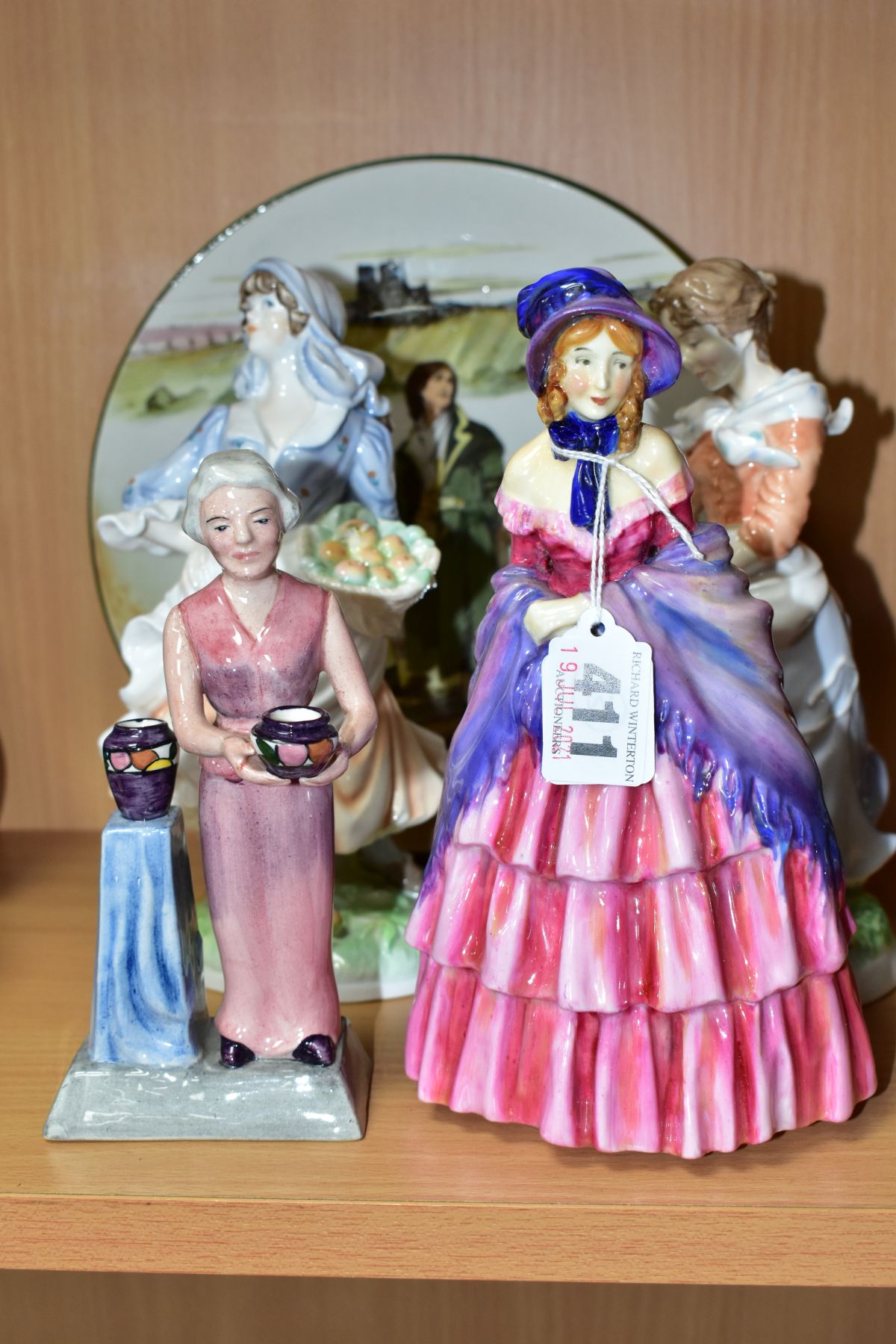 TWO ROYAL WORCESTER LIMITED EDITION FIGURES, A ROYAL DOULTON FIGURE, etc, comprising Royal Worcester - Image 2 of 5
