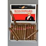 KING EDWARD CIGARS, one box containing thirty six Invincibles (no longer available in the UK) and