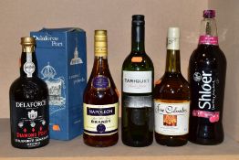 ALCOHOL, a collection of Delaforce Diamond Port, Napoleon Brandy Superiore, Tariquet Sauvignon