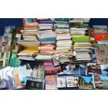 POSTCARDS, a large collection of mostly modern postcards (1000's) from the UK, Europe and Worldwide,