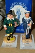 TWO BOXED LIMITED EDITION ROYAL DOULTON AND MILLENNIUM COLLECTABLES LTD 20TH CENTURY ADVERTISING