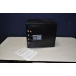 A CHUBBSAFES BB3140 BLACK BOX ELECTRONIC SAFE width 46cm depth 40cm height 41cm with manual ( door