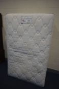 A MYERS LUXURY CHARM 4FT DIVAN BED AND MATTRESS