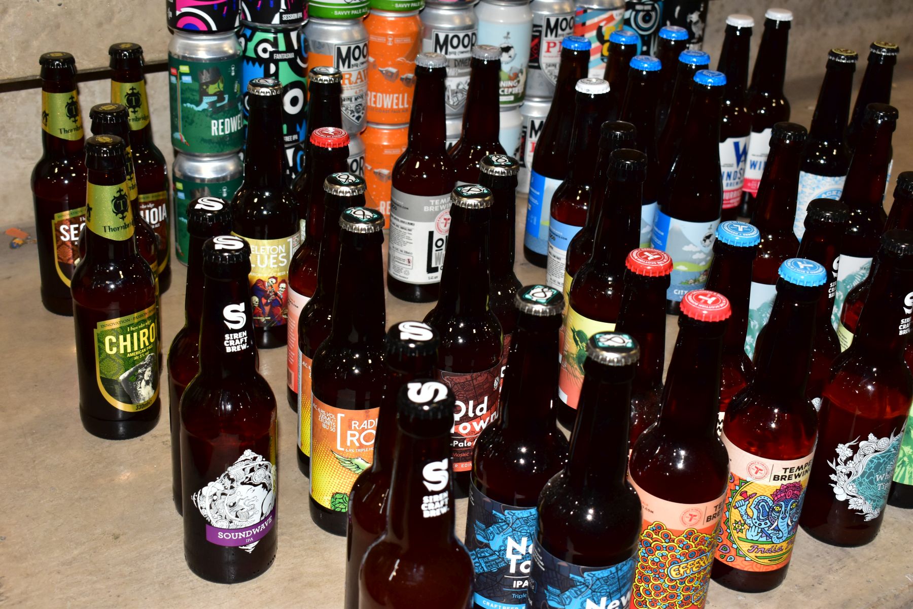 BEER, a collection of fifty 330ml bottles and thirty 330ml cans of assorted beers and lagers from - Image 3 of 4