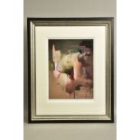 CHRISTIAN HOOK (BRITISH 1971) 'NOTION B' a limited edition print of a small child 1/195, signed to